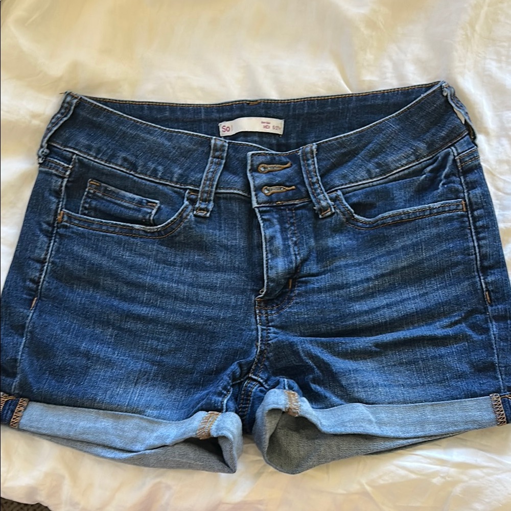 Women's Blue Denim Shorts